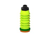 Przysawka piGRIP, warga piankowa, Ø25 mm, pianka NR (mocna), 6 mieszków (3+3), podstawa typ 1, G1/8" zew., dysk filtracyjny (G.FLI25F.B6.S1.G18M.02) (9942230) - Piab