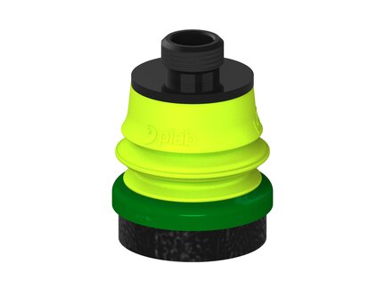 Przysawka piGRIP, warga piankowa, Ø25 mm, pianka EPDM (miękka), 1 mieszek, podstawa typ 1, gwint niski G 1/8" zew., (G.FLI25S.B1.S1.GL18M.20) (9932475) - Piab