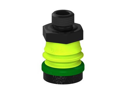 Przysawka piGRIP, warga piankowa, Ø25 mm, pianka EPDM (miękka), 1 mieszek, podstawa typ 1, G1/4" zew., (G.FLI25S.B1.S1.G14M.00) (9905708) - Piab