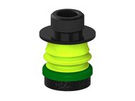 Przysawka piGRIP, warga piankowa, Ø25 mm, pianka EPDM (miękka), 1 mieszek, podstawa typ 1, gwint niski G3/8" zew., (G.FLI25S.B1.S1.GL38M.00) (9955116) - Piab
