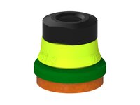 Przysawka piGRIP, warga piankowa, Ø25 mm, pianka NR (mocna), bez mieszków, podstawa typ 1, (G.FLI25F.F.S1.MM10F.00) (9910479) - Piab