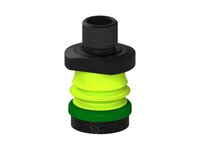 Przysawka piGRIP, warga piankowa, Ø25 mm, pianka EPDM (miękka), 1 mieszek, podstawa typ 1, gwint M14x1 zew., (G.FLI25S.B1.S1.MMF14M.00) (9903812) - Piab