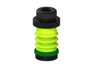 Przysawka piGRIP, warga piankowa, Ø25 mm, pianka EPDM (miękka), 3 mieszki, podstawa typ 1, G1/2" zew., filtr siatkowy (G.FLI25S.B3.S1.G12M.01) (9936394) - Piab