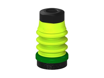 Przysawka piGRIP, warga piankowa, Ø25 mm, pianka EPDM (miękka), 3 mieszki, podstawa typ 1, NPSF 1/8" wew., piSAVE 05/60 (G.FLI25S.B3.S1.NS18F.18) (9920512) - Piab