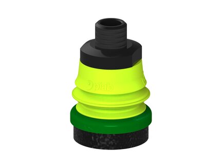 Przysawka piGRIP, warga piankowa, Ø25 mm, pianka EPDM (miękka), 1 mieszek, podstawa typ 1, NPT 1/8" zew., (G.FLI25S.B1.S1.NT18M.00) (9910844) - Piab