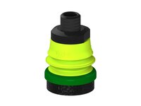Przysawka piGRIP, warga piankowa, Ø25 mm, pianka EPDM (miękka), 1 mieszek, podstawa typ 1, NPT 1/8" zew., dysk filtracyjny (G.FLI25S.B1.S1.NT18M.02) (9920311) - Piab