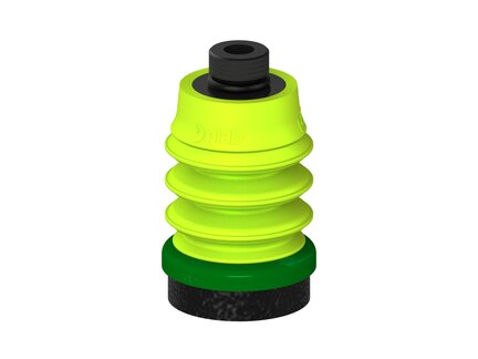 Przysawka piGRIP, warga piankowa, Ø25 mm, pianka EPDM (miękka), 3 mieszki, podstawa typ 1, (G.FLI25S.B3.S1.G18MR.00) (9931126) - Piab