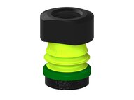 Przysawka piGRIP, warga piankowa, Ø25 mm, pianka EPDM (miękka), 1 mieszek, podstawa typ 1, NPT 3/8" wew., (G.FLI25S.B1.S1.NT38F.00) (9935601) - Piab