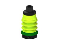 Przysawka piGRIP, warga piankowa, Ø25 mm, pianka EPDM (miękka), 3 mieszki, podstawa typ 1, NPT 1/8" zew., (G.FLI25S.B3.S1.NT18M.00) (9912653) - Piab