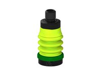 Przysawka piGRIP, warga piankowa, Ø25 mm, pianka EPDM (miękka), 3 mieszki, podstawa typ 1, gwint M10 zew., piSAVE, dławik 1,0 mm, dysk filtracyjny (G.FLI25S.B3.S1.MM10M.07) (9904291) - Piab