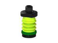 Przysawka piGRIP, warga piankowa, Ø25 mm, pianka EPDM (miękka), 3 mieszki, podstawa typ 1, M12 zew., (G.FLI25S.B3.S1.MM12M.00) (9923703) - Piab