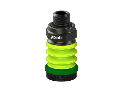 Przysawka piGRIP, warga piankowa, Ø25 mm, pianka EPDM (miękka), 3 mieszki, filtr siatkowy (G.FLI25S.B3.S0.GC14M.01) (9972726) - Piab