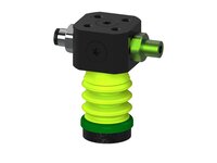Przysawka piGRIP, warga piankowa, Ø25 mm, pianka EPDM (miękka), 3 mieszki, podstawa typ 1, COAX in piGRIP, wys. przepływ, dysk filtracyjny (G.FLI25S.B3.S1.CSX.02) (9909911) - Piab