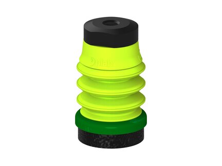 Przysawka piGRIP, warga piankowa, Ø25 mm, pianka EPDM (miękka), 3 mieszki, podstawa typ 1, (G.FLI25S.B3.S1.MM6F.00) (9958107) - Piab
