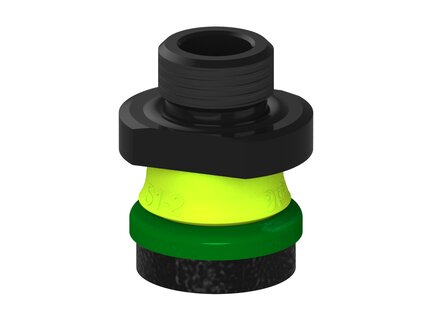 Przysawka piGRIP, warga piankowa, Ø25 mm, pianka EPDM (miękka), bez mieszków, podstawa typ 1, G3/8" zew., (G.FLI25S.F.S1.G38M.00) (9911834) - Piab