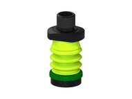 Przysawka piGRIP, warga piankowa, Ø25 mm, pianka EPDM (miękka), 3 mieszki, podstawa typ 1, gwint M14x1 zew., (G.FLI25S.B3.S1.MMF14M.00) (9915666) - Piab