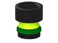 Przysawka piGRIP, warga piankowa, Ø25 mm, pianka EPDM (miękka), bez mieszków, podstawa typ 1, G1/2" wew., (G.FLI25S.F.S1.G12F.00) (9942753) - Piab