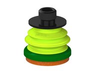 Przysawka piGRIP, warga piankowa, Ø35 mm, pianka NR (mocna), 1 mieszek, podstawa typ 1, gwint niski G1/4" zew., (G.FLI35F.B1.S1.GL14M.00) (9937721) - Piab