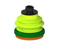 Przysawka piGRIP, warga piankowa, Ø35 mm, pianka NR (mocna), 1 mieszek, podstawa typ 1, gwint niski G 1/8" zew., (G.FLI35F.B1.S1.GL18M.19) (9921399) - Piab
