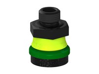 Przysawka piGRIP, warga piankowa, Ø25 mm, pianka EPDM (miękka), bez mieszków, podstawa typ 1, G1/4" zew., (G.FLI25S.F.S1.G14M.19) (9948759) - Piab