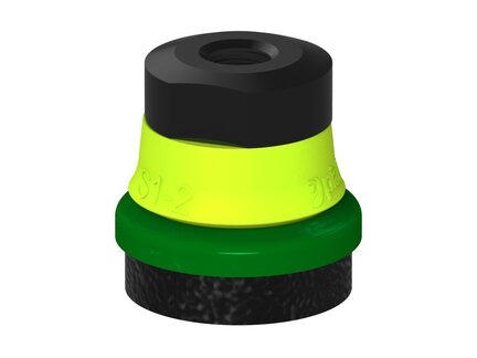 Przysawka piGRIP, warga piankowa, Ø25 mm, pianka EPDM (miękka), bez mieszków, podstawa typ 1, (G.FLI25S.F.S1.MM8F.00) (9904111) - Piab