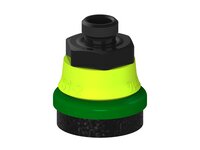 Przysawka piGRIP, warga piankowa, Ø25 mm, pianka EPDM (miękka), bez mieszków, podstawa typ 1, G1/8" zew., (G.FLI25S.F.S1.G18M.19) (9940585) - Piab