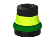 Przysawka piGRIP, warga piankowa, Ø25 mm, pianka EPDM (miękka), bez mieszków, podstawa typ 1, NPSF 1/8" wew., (G.FLI25S.F.S1.NS18F.00) (9903262) - Piab