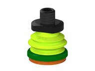 Przysawka piGRIP, warga piankowa, Ø35 mm, pianka NR (mocna), 1 mieszek, podstawa typ 1, NPT 1/4" zew., (G.FLI35F.B1.S1.NT14M.00) (9910050) - Piab