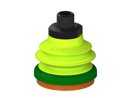 Przysawka piGRIP, warga piankowa, Ø35 mm, pianka NR (mocna), 1 mieszek, podstawa typ 1, NPT 1/8" zew., (G.FLI35F.B1.S1.NT18M.00) (9912301) - Piab