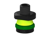 Przysawka piGRIP, warga piankowa, Ø25 mm, pianka EPDM (miękka), bez mieszków, podstawa typ 1, NPT 1/4" zew., (G.FLI25S.F.S1.NT14M.00) (9953339) - Piab