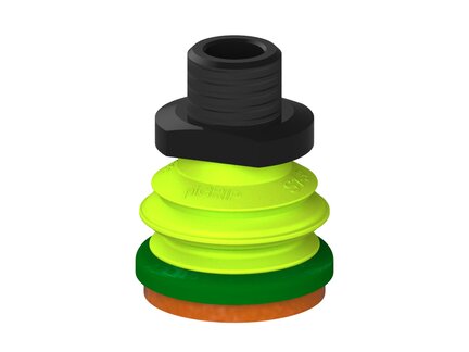Przysawka piGRIP, warga piankowa, Ø35 mm, pianka NR (mocna), 1 mieszek, podstawa typ 1, NPT 3/8" zew., (G.FLI35F.B1.S1.NT38M.00) (9914685) - Piab