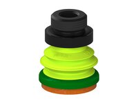 Przysawka piGRIP, warga piankowa, Ø35 mm, pianka NR (mocna), 1 mieszek, podstawa typ 1, G1/2" zew., (G.FLI35F.B1.S1.G12M.00) (9923763) - Piab