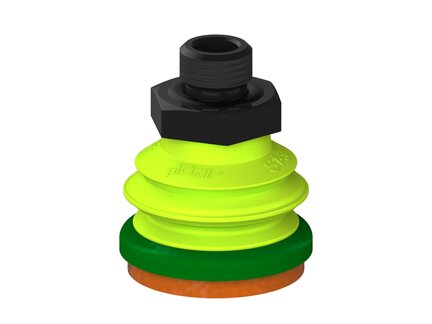 Przysawka piGRIP, warga piankowa, Ø35 mm, pianka NR (mocna), 1 mieszek, podstawa typ 1, G1/4" zew., (G.FLI35F.B1.S1.G14M.00) (9906073) - Piab