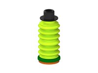 Przysawka piGRIP, warga piankowa, Ø35 mm, pianka NR (mocna), 6 mieszków (3+3), podstawa typ 1, gwint niski NPT 3/8" zew., dysk filtracyjny (G.FLI35F.B6.S1.NTL38M.02) (9938753) - Piab