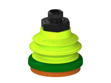 Przysawka piGRIP, warga piankowa, Ø35 mm, pianka NR (mocna), 1 mieszek, podstawa typ 1, G1/8" zew., (G.FLI35F.B1.S1.G18M.00) (9906441) - Piab