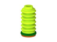 Przysawka piGRIP, warga piankowa, Ø35 mm, pianka NR (mocna), 6 mieszków (3+3), podstawa typ 1 (G.FLI35F.B6.S1.XXX.00) (9905733) - Piab