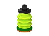Przysawka piGRIP, warga piankowa, Ø35 mm, pianka NR (mocna), 3 mieszki, podstawa typ 1, M12 zew., filtr siatkowy (G.FLI35F.B3.S1.MM12M.01) (9917126) - Piab