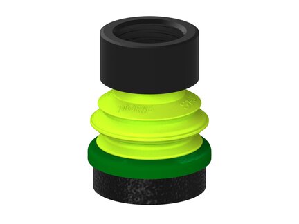 Przysawka piGRIP, warga piankowa, Ø35 mm, pianka EPDM (miękka), 1 mieszek, podstawa typ 1, G1/2" wew., (G.FLI35S.B1.S1.G12F.00) (9910506) - Piab