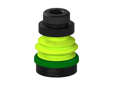 Przysawka piGRIP, warga piankowa, Ø35 mm, pianka EPDM (miękka), 1 mieszek, podstawa typ 1, G1/2" zew., piSAVE 03/60 (G.FLI35S.B1.S1.G12M.16) (9962335) - Piab