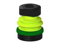Przysawka piGRIP, warga piankowa, Ø35 mm, pianka EPDM (miękka), 1 mieszek, podstawa typ 1, G1/4" wew., filtr siatkowy (G.FLI35S.B1.S1.G14F.01) (9935186) - Piab