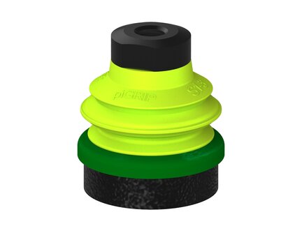 Przysawka piGRIP, warga piankowa, Ø35 mm, pianka EPDM (miękka), 1 mieszek, podstawa typ 1, filtr siatkowy (G.FLI35S.B1.S1.MM8F.01) (9916547) - Piab