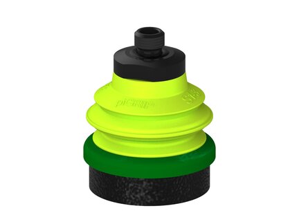Przysawka piGRIP, warga piankowa, Ø35 mm, pianka EPDM (miękka), 1 mieszek, podstawa typ 1, gwint M8x1 zew., (G.FLI35S.B1.S1.MMF8M.00) (9906757) - Piab
