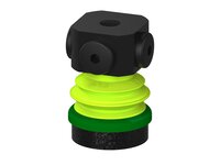Przysawka piGRIP, warga piankowa, Ø35 mm, pianka EPDM (miękka), 1 mieszek, podstawa typ 1, NPSF 5x1/8" wew., (G.FLI35S.B1.S1.NS518F.00) (9948597) - Piab