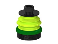 Przysawka piGRIP, warga piankowa, Ø35 mm, pianka EPDM (miękka), 1 mieszek, podstawa typ 1, gwint niski G1/4" zew., (G.FLI35S.B1.S1.GL14M.00) (9905699) - Piab