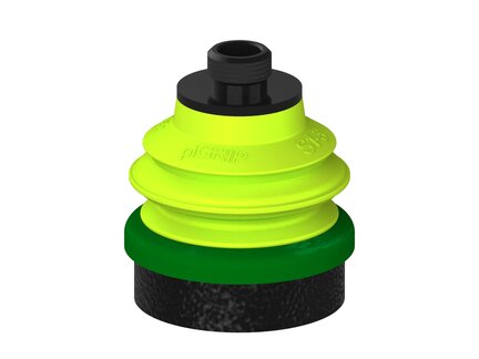 Przysawka piGRIP, warga piankowa, Ø35 mm, pianka EPDM (miękka), 1 mieszek, podstawa typ 1, gwint niski G 1/8" zew., piSAVE 03/60 (G.FLI35S.B1.S1.GL18M.13) (9921418) - Piab