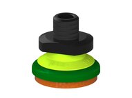 Przysawka piGRIP, warga piankowa, Ø35 mm, pianka NR (mocna), bez mieszków, podstawa typ 1, NPT 1/4" zew., (G.FLI35F.F.S1.NT14M.00) (9974159) - Piab