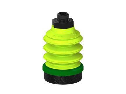 Przysawka piGRIP, warga piankowa, Ø35 mm, pianka EPDM (miękka), 3 mieszki, podstawa typ 1, G1/8" zew., (G.FLI35S.B3.S1.G18M.00) (9903342) - Piab