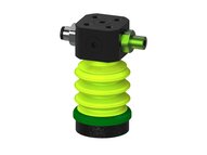 Przysawka piGRIP, warga piankowa, Ø35 mm, pianka EPDM (miękka), 3 mieszki, podstawa typ 1, COAX in piGRIP, wys. przepływ, (G.FLI35S.B3.S1.CSX.00) (9942071) - Piab