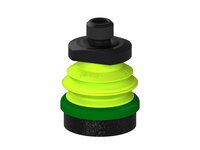 Przysawka piGRIP, warga piankowa, Ø35 mm, pianka EPDM (miękka), 1 mieszek, podstawa typ 1, M12 zew., filtr siatkowy (G.FLI35S.B1.S1.MM12M.01) (9931874) - Piab