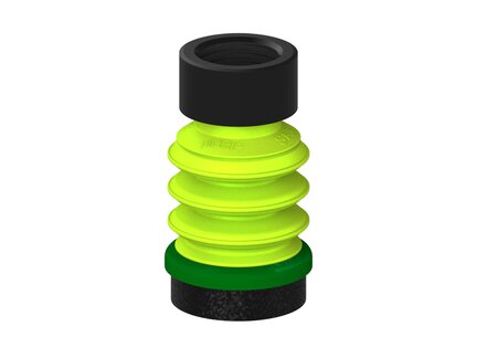 Przysawka piGRIP, warga piankowa, Ø35 mm, pianka EPDM (miękka), 3 mieszki, podstawa typ 1, G1/2" wew., piSAVE 05/60 (G.FLI35S.B3.S1.G12F.18) (9945328) - Piab
